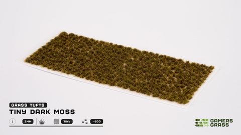 Tiny Tufts Dark Moss (2mm)