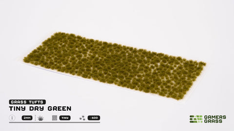 Tiny Tufts Dry Green (2mm)