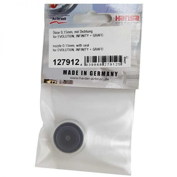 0.15mm Nozzle for ULTRA, INFINITY, EVOLUTION and GRAFO Airbrush