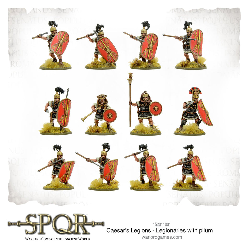 CAESAR'S LEGIONS - Legionaries with pilum