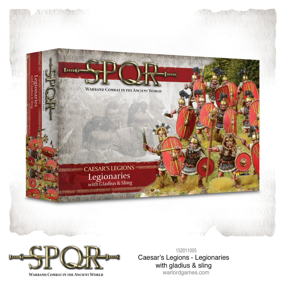 CAESAR'S LEGIONS - Legionaries with gladius & sling