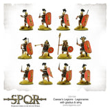 CAESAR'S LEGIONS - Legionaries with gladius & sling