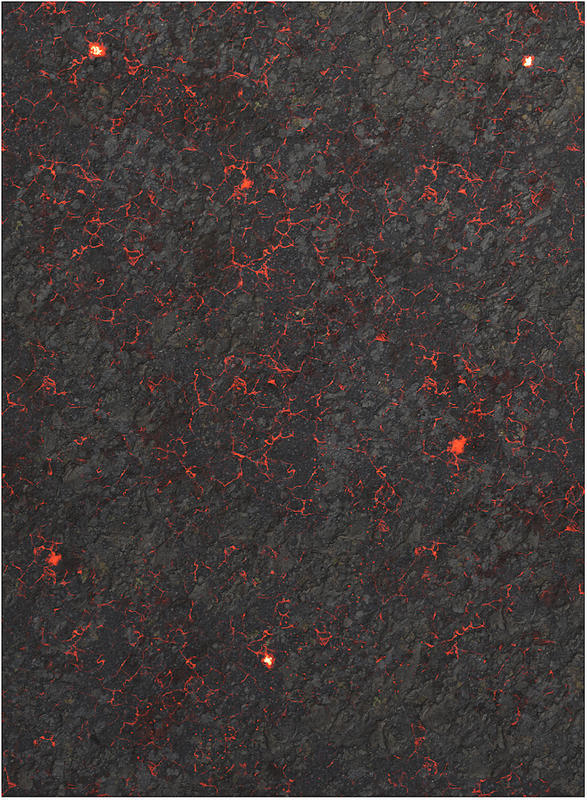 G-Mat: Double sided: HELL ON EARTH and SWAMP (44"x30")
