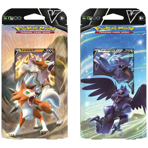 Lycanroc V/ Corviknight V Battle Deck