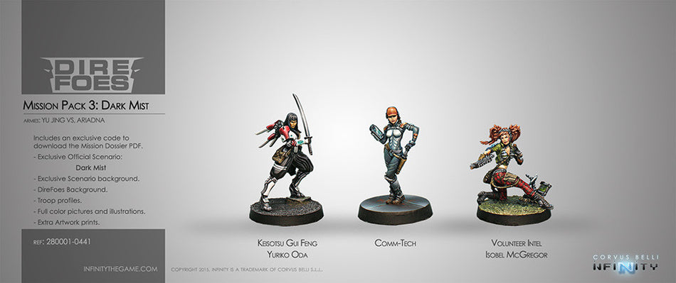 Dire Foes Mission Pack 3: Dark Mist
