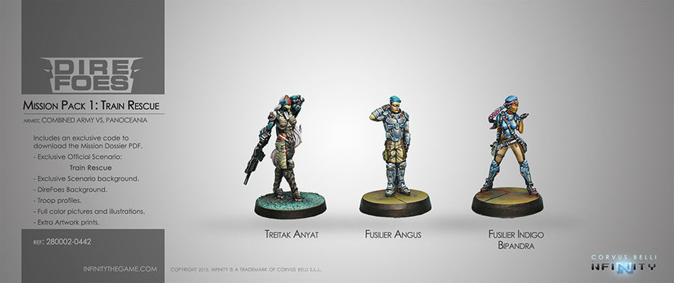 Dire Foes Mission Pack 1: Train Rescue