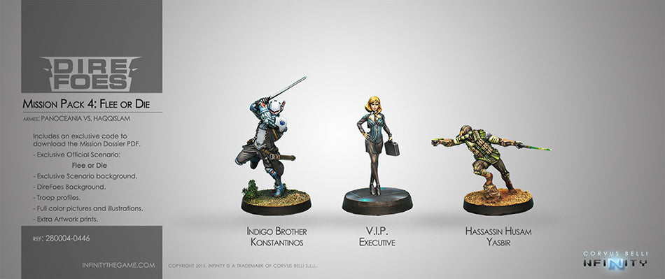 Dire Foes Mission Pack 4: Flee or Die