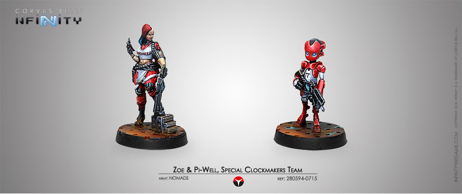 Zoe & Pi-Well, Special Clockmakers Team (Engineer & Remote)