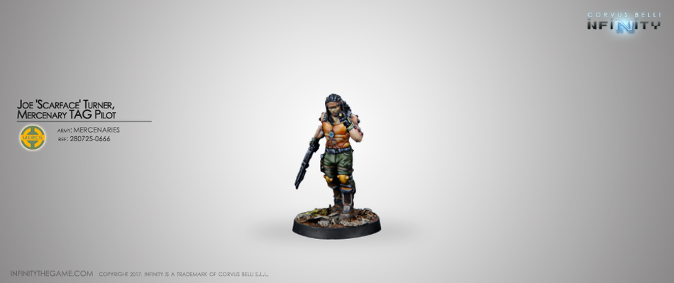 Joe "Scarface" Turner, Mercenary TAG Pilot