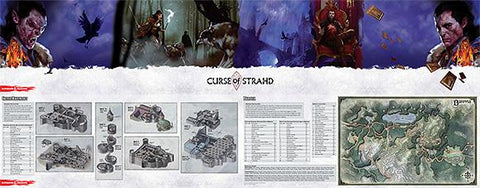 CURSE OF STRAHD - DM Screen