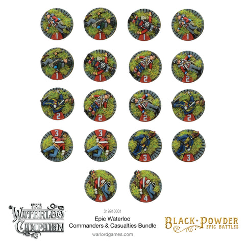 Napoleonic British Casualty Markers