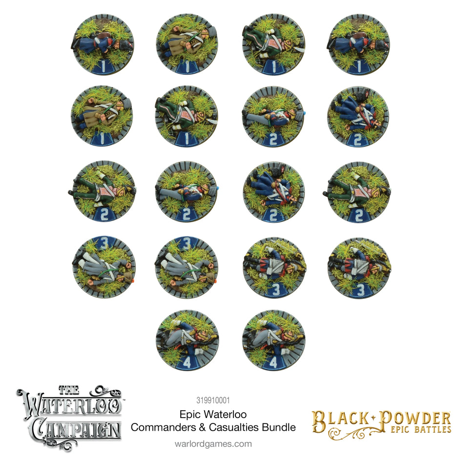 Napoleonic French Casualty Markers in