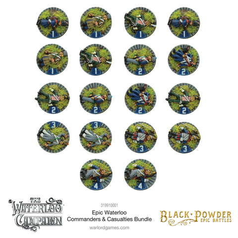 Napoleonic French Casualty Markers in