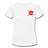 Ladies WHITE with Red