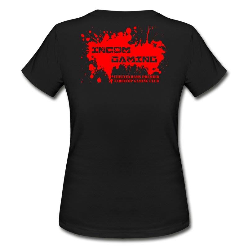 Ladies BLACK with Red
