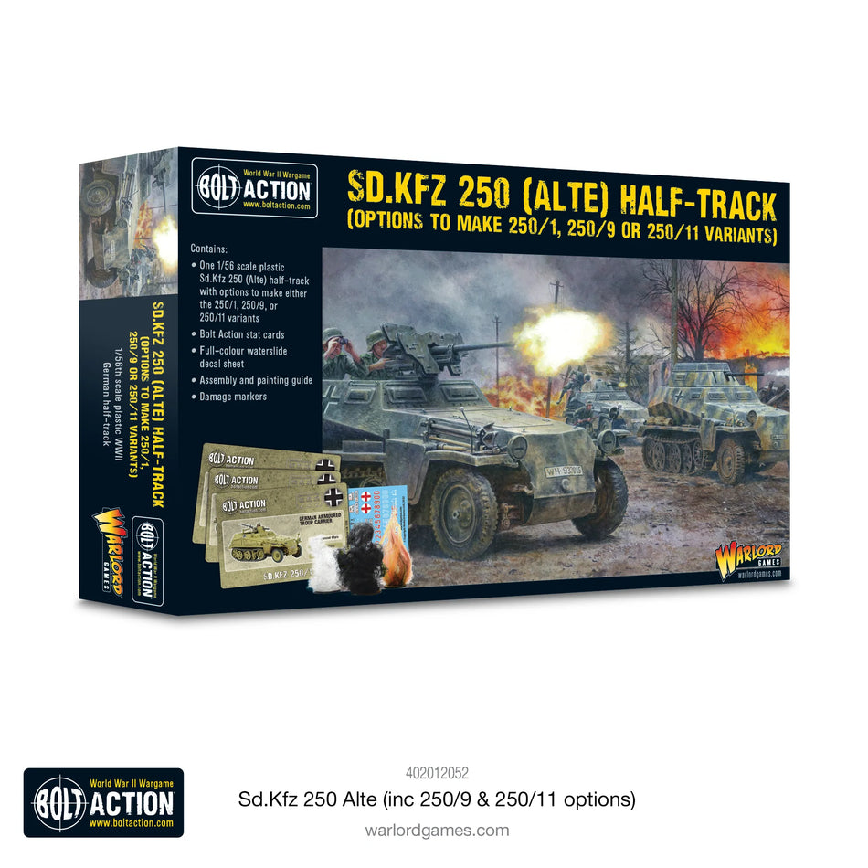 Sd.Kfz 250 (Alte) half-track (options for 250/1, 250/9 & 250/11 variants)