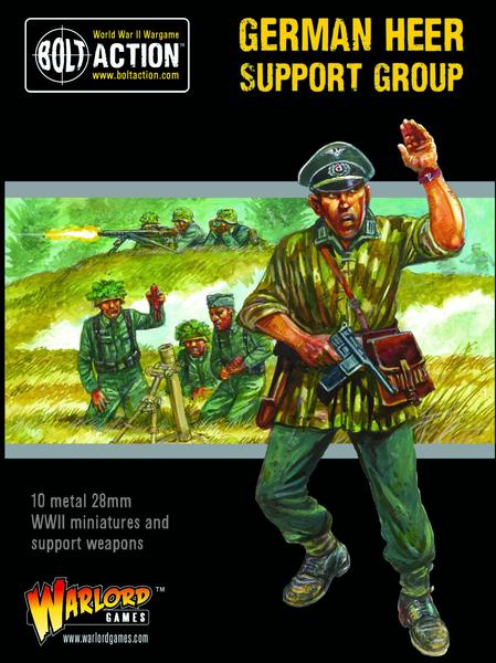 German Heer Support Group (HQ, Mortar & MMG)