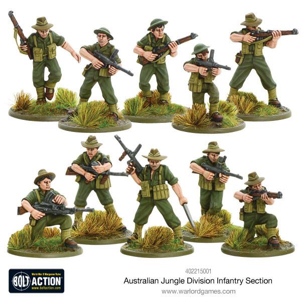 AUSTRALIAN Jungle Division infantry section (Pacific)