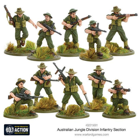 AUSTRALIAN Jungle Division infantry section (Pacific)