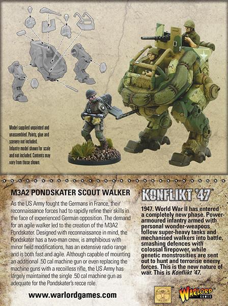 US M3A2 Pondskater scout walker