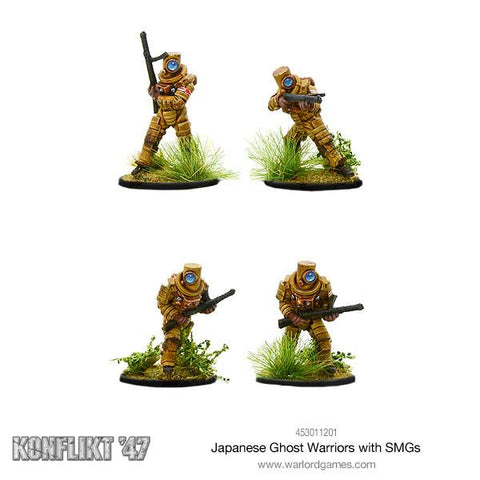 JAPANESE Ghost warriors with SMG's