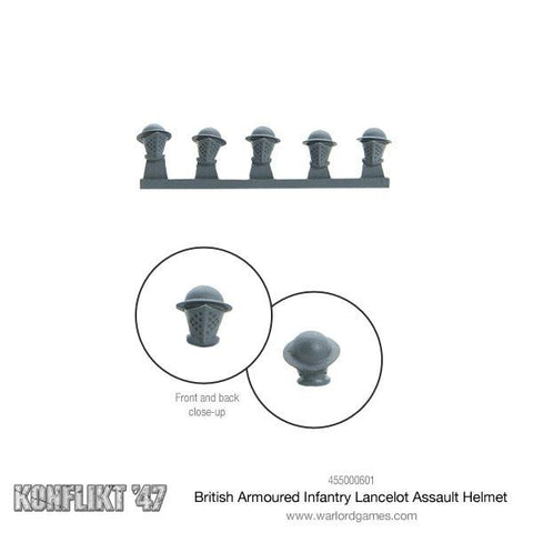 BRITISH Armoured Infantry Lancelot Assault Helmet