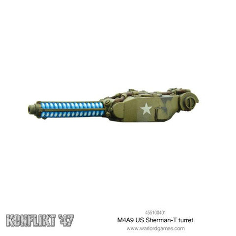 AMERICAN M4A9-T Sherman Tesla Cannon Turret