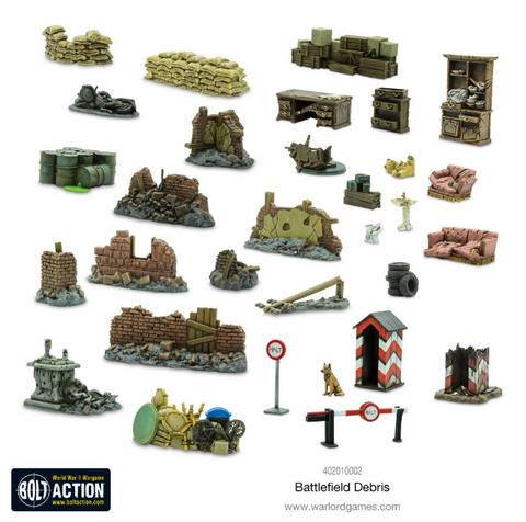 Bolt Action Battlefield Debris