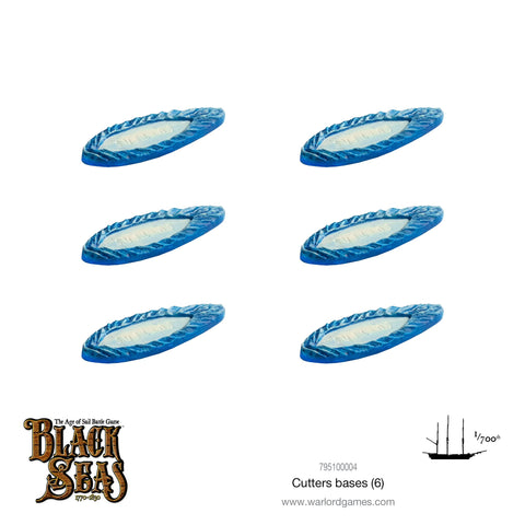 BLACK SEAS - Cutters Sea Bases x6