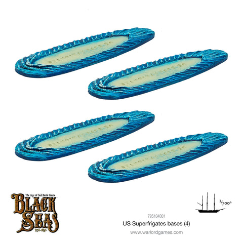 BLACK SEAS - US Superfrigate Sea Bases x4