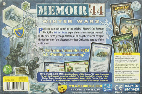 MEMOIR ‘44 - Winter Wars
