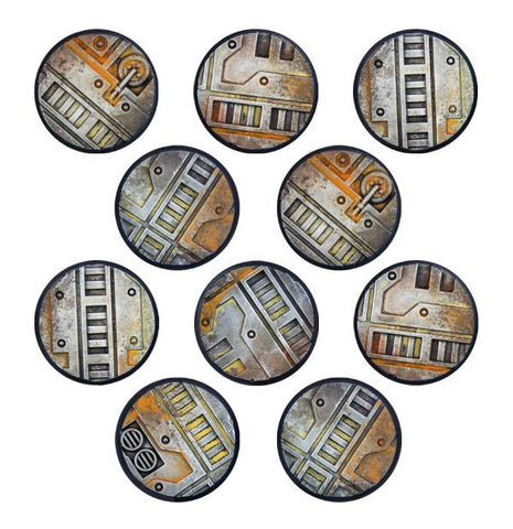NECROMUNDA 25MM BASES (X10)