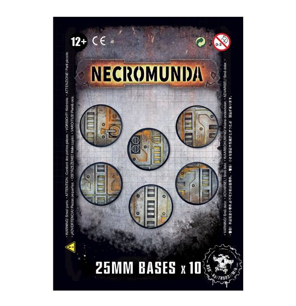 NECROMUNDA 25MM BASES (X10)