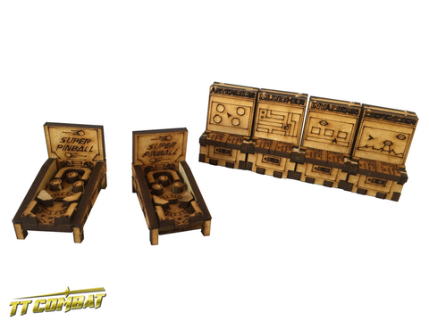 Arcade Cabinets and Pinball Machines