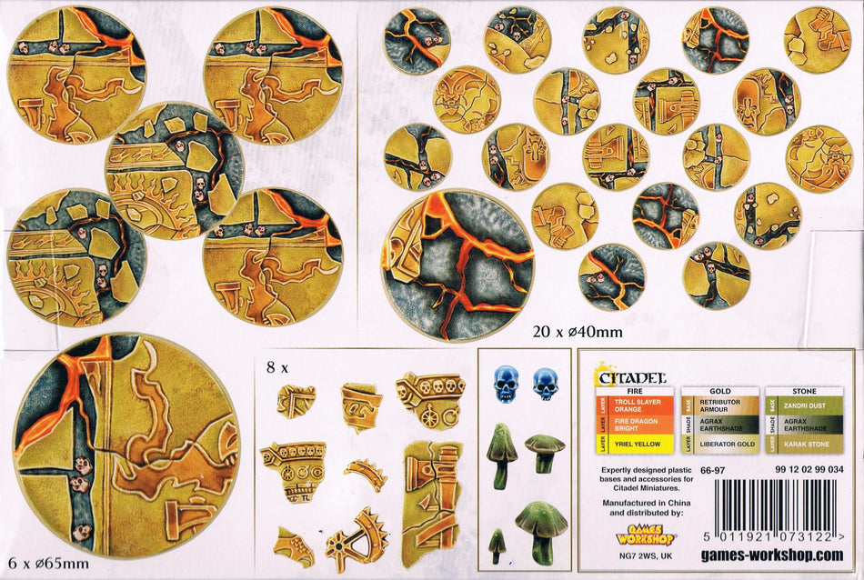 AoS: SHATTERED DOMINION: 40mm & 65mm ROUND BASES