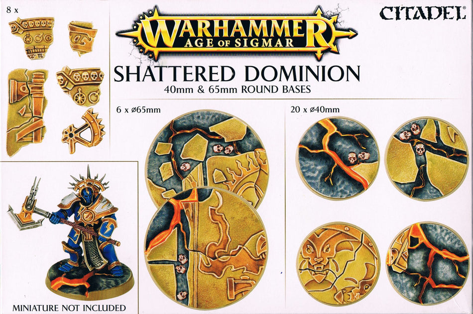 AoS: SHATTERED DOMINION: 40mm & 65mm ROUND BASES