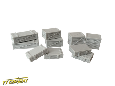 Wooden Crates Set