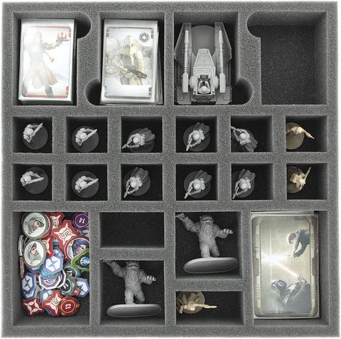 STAR WARS IMPERIAL ASSAULT - Return to Hoth - Foam tray set