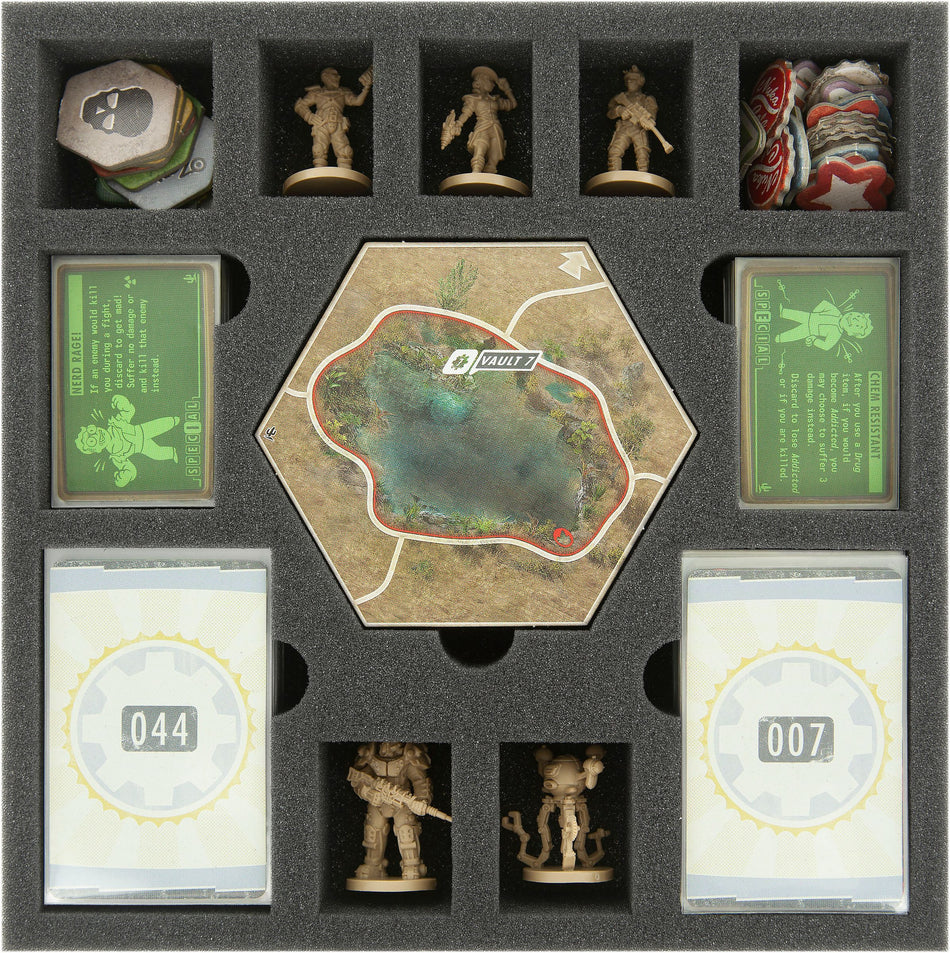 FALLOUT - New California - Foam tray set