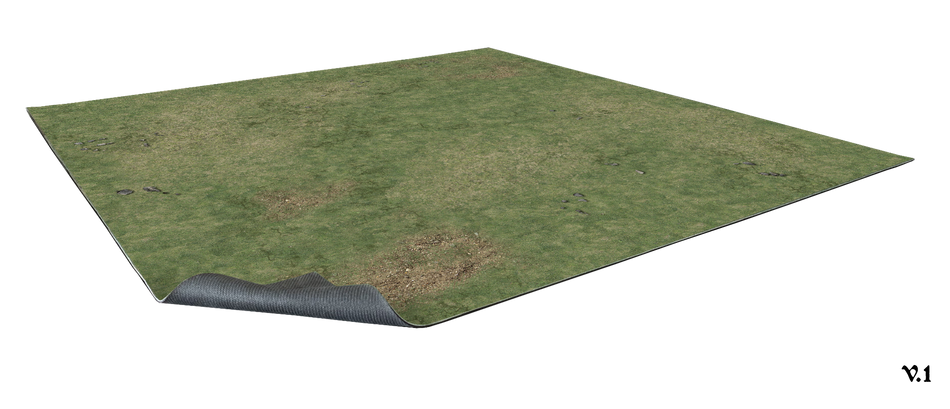 Grassy Fields Gaming Mat 2x2