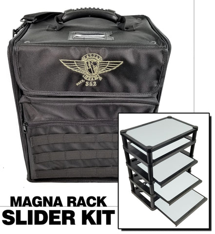 P.A.C.K. 352 Molle Magna Rack Sliders Load Out (Black)