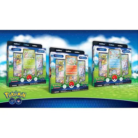 POKEMON GO - Pin Collection Bulbasaur, Charmander or Squirtle