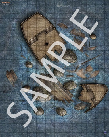 PATHFINDER Flip-Mat: Shipwrecks