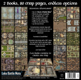 Castles, Crypts and Caverns: Set of 2 Battle Map Books