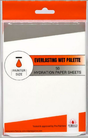 50 x Hydration paper sheets for Painter