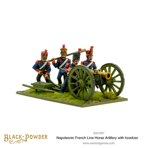 French Line Horse Artillery with howitzer