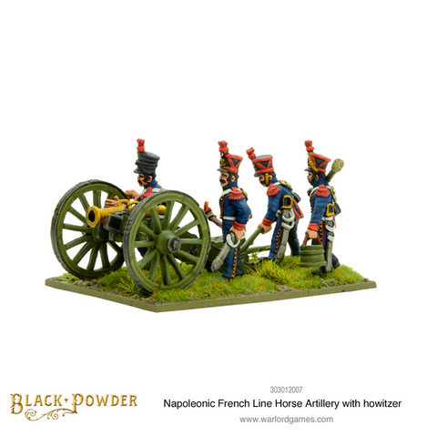 French Line Horse Artillery with howitzer