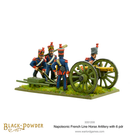French Line Horse Artillery with 6 pdr