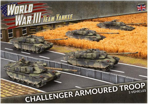 Challenger Armoured Troop (x5 Plastic)