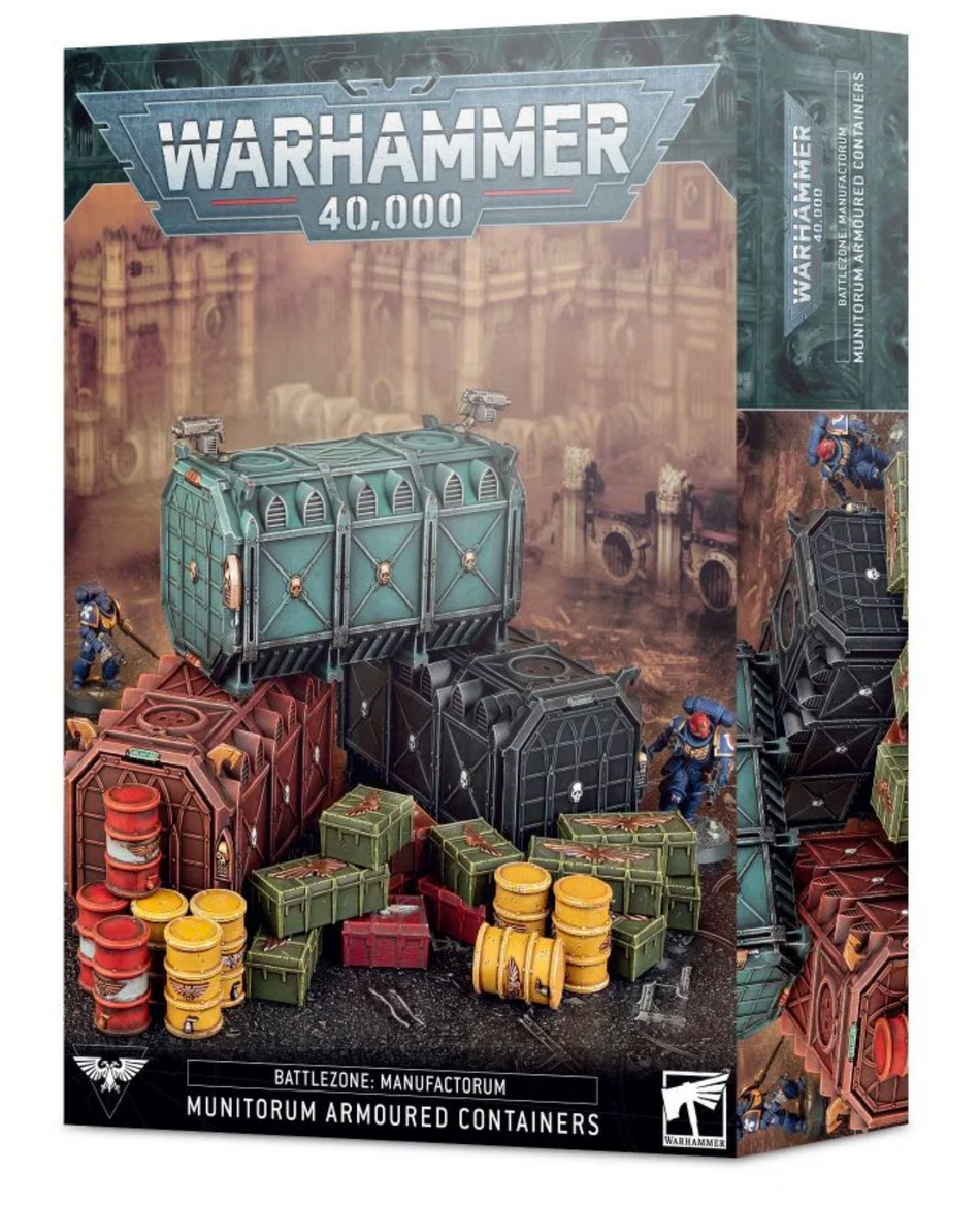 BATTLEZONE MANUFACTORUM: MUNITORUM ARMOURED CONTAINERS